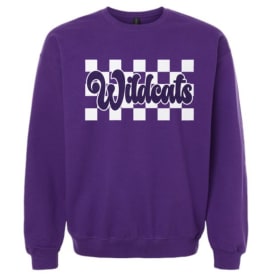 Photo of Wildcats Checkered Sweatshirt