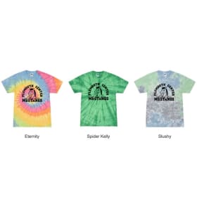 Plymouth Center Mustangs Tie Dye T-Shirt Extended Sizes item