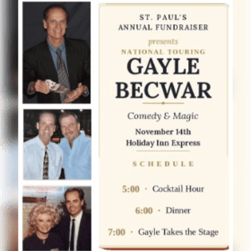 Tickets to Gayle Becwar Comedian/Magician & Supper item