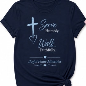 SERVE HUMBLY-NAVY item