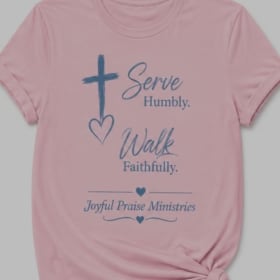 SERVE HUMBLY-LIGHT PINK item