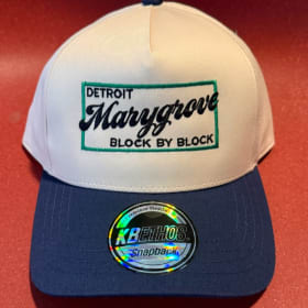 Baseball Cap (Navy Blue and Beige, snapback) item