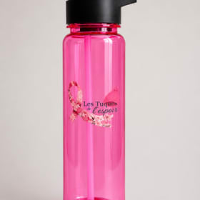 Bouteille rose en plastique item