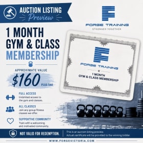 Forge Training 1 Month Gym & Class Membership item