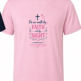 Walk by faith - Light Pink item
