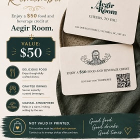 Aegir Room Food and Beverage Credit Card item