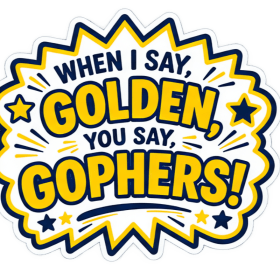 Golden Gopher Sticker item