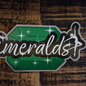 Emeralds Logo Sticker item