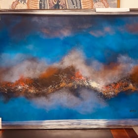Abstract in Blue by Carlos Tirado item