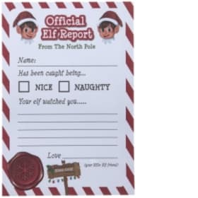 A5 Official Elf Report 25 Pack item
