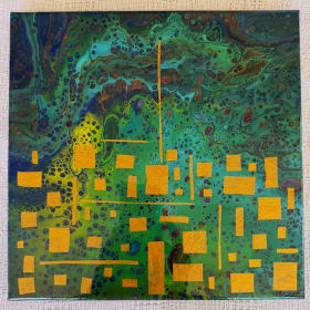 Acrylic Pour Painting - valued at $100 item