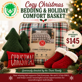 Cozy Christmas Bedding & Holiday Comfort Basket item