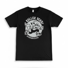 Black short-sleeved t-shirt - new logo (full size fox) item