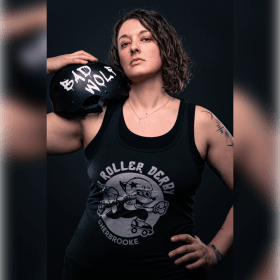 Black tank top with - new logo item