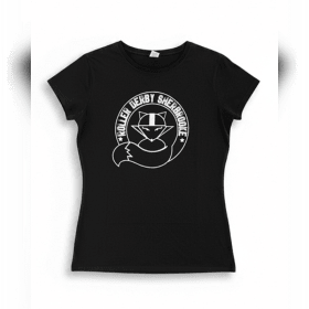 Black short-sleeved t-shirt - old logo item
