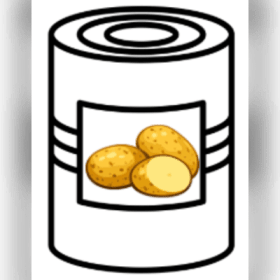 Tinned Potatoes x2 item