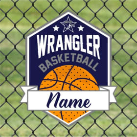 Girls Basketball Fence Sign item