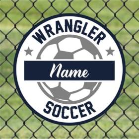 Soccer Fence Sign item