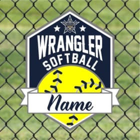 Softball Fence Sign item