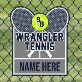 Tennis Fence Sign item