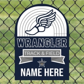 Track Fence Sign item