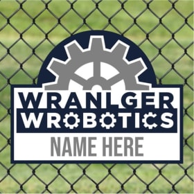 Wrobotics Fence Sign item