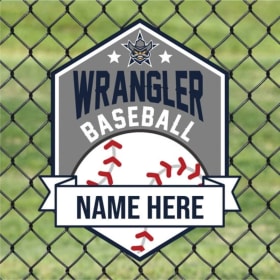 Baseball Fence Sign item