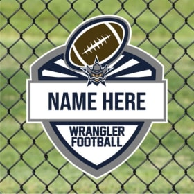 Football Fence Sign item