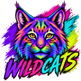 Photo of Neon Wildcat sticker
