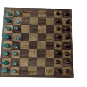 Hand-crafted Chess Board made from Reclaimed MDSC Camp Wood item
