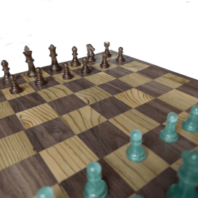 Hand-crafted Chess Board made from Reclaimed MDSC Camp Wood item