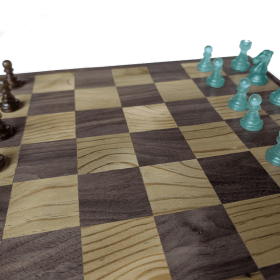 Hand-crafted Chess Board made from Reclaimed MDSC Camp Wood item