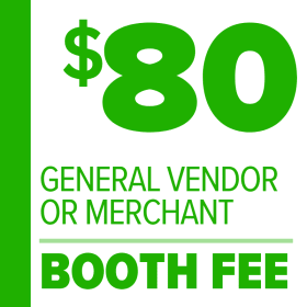General Vendor/Merchant Booth Fee item