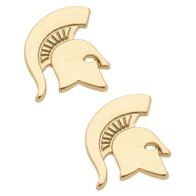 24K Gold Plated Spartan Stud Earrings item
