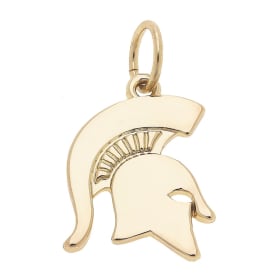 18K Triple Gold Plated Spartan Charm item