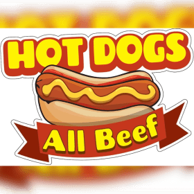 100% Beef Hot Dogs item