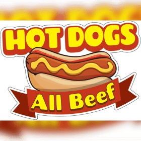 100% Beef Hot Dogs item