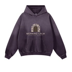 Photo of Morning Calm Comfort Hoodie - Vintage Purple