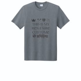 Ren Faire Adult Grey T-shirt item