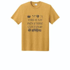 Ren Faire Adult Gold T-Shirt item