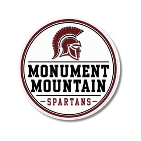 Monument Mountain Spartans Car Magnet item