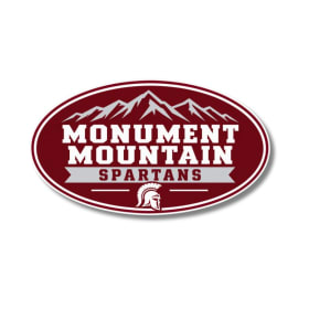 Monument Mountain Spartans Sticker item