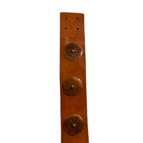 Vintage Hand-Crafted Wide Leather Belt item