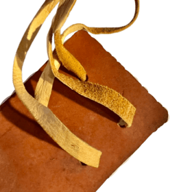 Vintage Hand-Crafted Wide Leather Belt item
