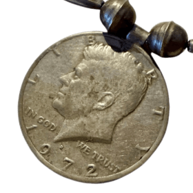 Vintage Hand-Strung U.S. Coin Pendant Necklace item