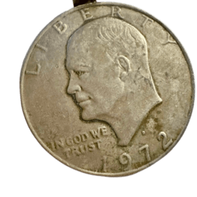Vintage Hand-Strung U.S. Coin Pendant Necklace item