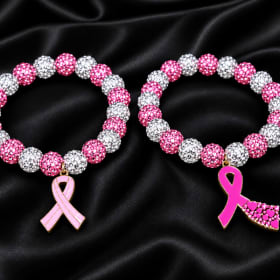 BCA Earrings + Rhinestone Bracelet item