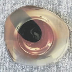 Art glass dish by Shaun Weisbach item