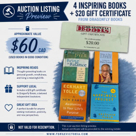 Four Inspiring Books and Gift Certificate item