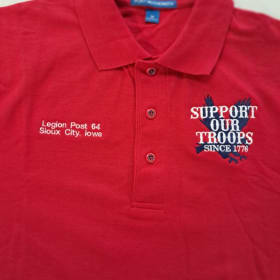 Photo of Red Polo Post Shirt